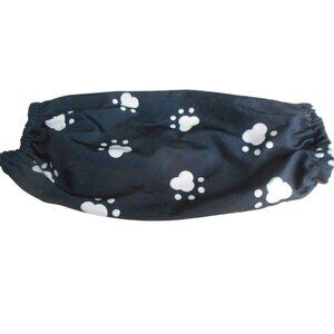 Wrist Cast Cover Sz M Paw Prints Black / White Washable MyRecovers